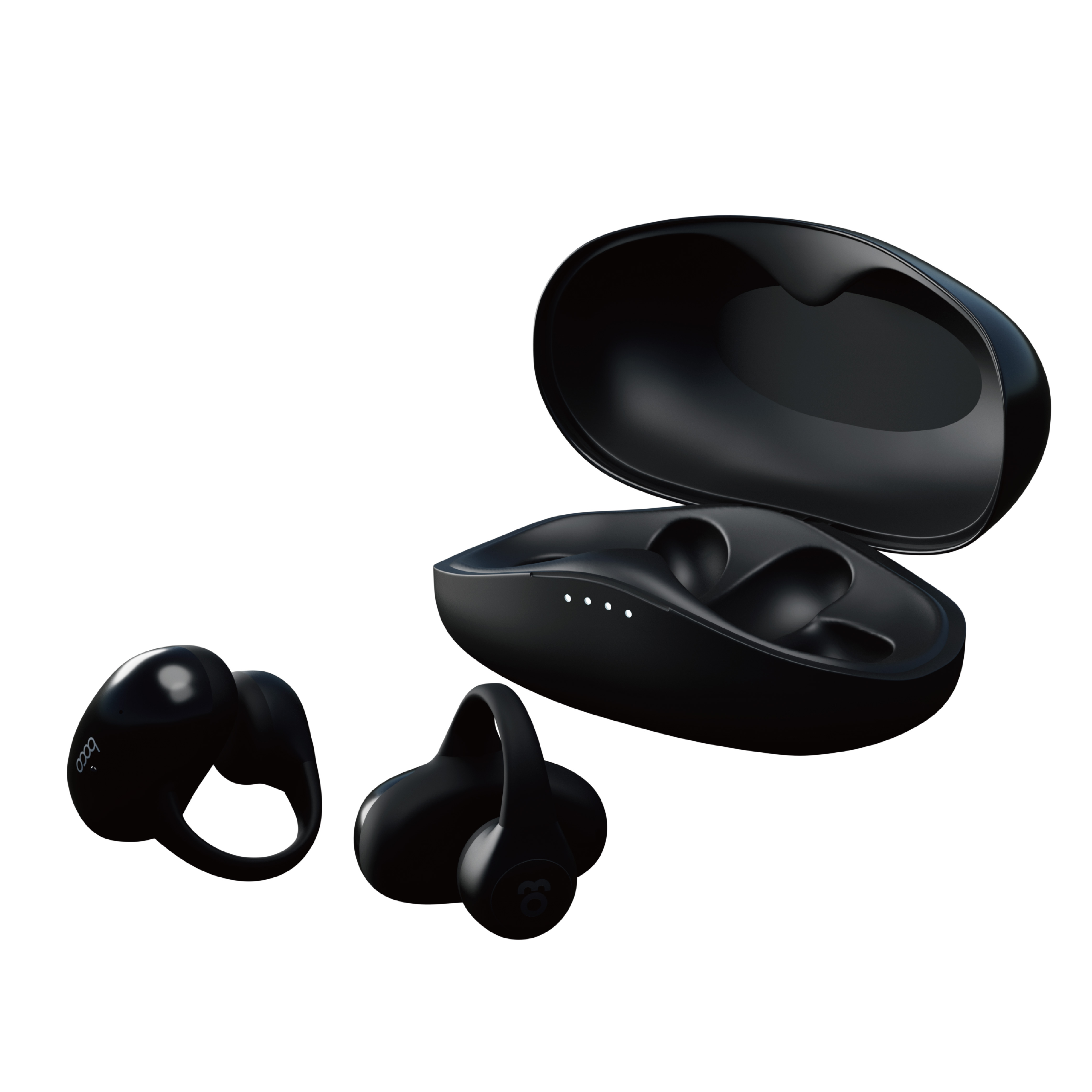 オーディオ機器Boco earphones 骨伝導イヤホン PEACE SS-1 BLACK