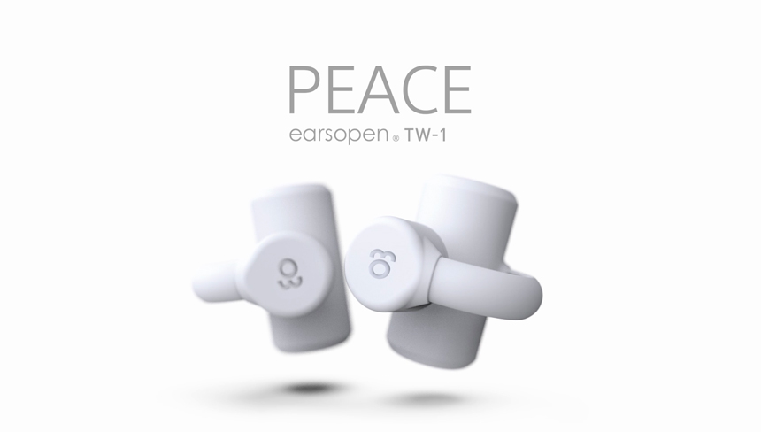 PEACE | earsopen - 耳をふさがずに音を楽しむ骨伝導式イヤホン | boco 